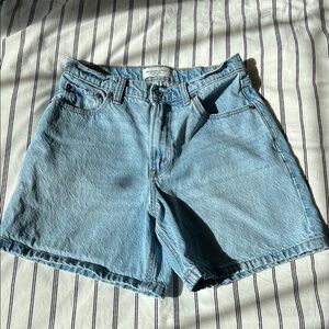 Abercrombie & Fitch Light Blue Jean Shorts